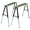 Black+Green + Steel+4, variant on LANKANG Folding Portable Saw Horses 2 Pack Fully Assembled Steel Work Stand with Handle for Garage Workshop Yellow Black
