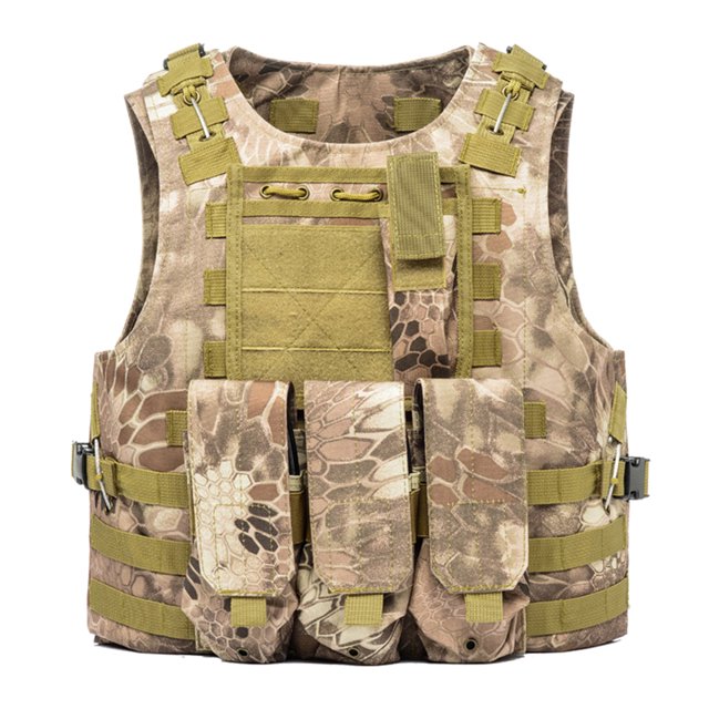 Chaleco al aire libre Camping Senderismo Multifuncional Molle Tops Hombre Mujer Cosplay Chaleco de tela Oxford Speravity HW5583-05