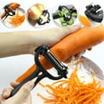 thumbnail image 2 of HomeLife 3 in 1 Rotary Vegetable Fruit Peeler Slicer Shredder Cutter Kitchen Gadget Tool, 2 of 13