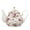 Purple, variant on Porcelain teapot with tea strainer and lid teaware with filter for tea coffee milk women office home gift