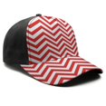 thumbnail image 3 of Christmas Baseball Cap – Stylish Spliced Design Adjustable Trucker Hat with Full Print Front & Brim, Breathable Cotton Blend Snapback for Sports, Travel & Daily Wear, 3 of 3