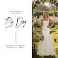 thumbnail image 2 of David’s Bridal, The Edit by DB Studio Women's Lace Applique Corset Mermaid Wedding Dress, Full Length, Tulle, 2 of 6