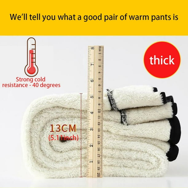 Women's Super Thick Lamb Cashmere Leggings Women's Super Women's Trousers  Winter Thick All-in-One Trousers with High Waist Warm Trousers 