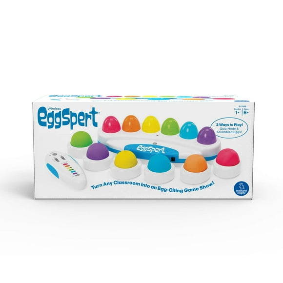 Educational Insights Eggspert Sans Fil 2.4 GHz, Jouer à des Jeux en Classe, Indispensables pour Enseignants, Niveaux 1+