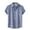Light Blue, variant on Siilsaa Mens Workout Shirts Mens Short Sleeve Button Up Cotton Linen Shirts(White,S)