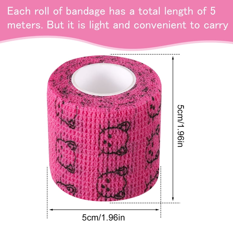 Prdigy Self-Adhesive Bandage Wrap, 12-Pack Multicolor, 2" x 16.4' photo 2