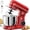 Empire Red, variant on Honinst Stand Mixer, 4 QT 10+P Speeds with Tilt-Head Electric Mixer, 3-In-1 Kitchen Mixer with Dough Hook, Whisk, Beater, Bowl for Baking, Cake and Most Home Cooks