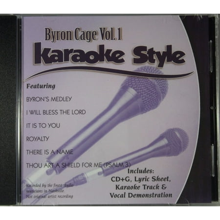 - Byron Cage Volume 1 Daywind Christian Karaoke Style NEW CD+G 6 Songs