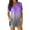 Purple, variant on WREESH Women's 2025 Summer T-Shirts Fashion Casual Short Sleeve Camis with Gradient V-Neck Sky Blue