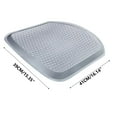 thumbnail image 4 of Gel Seat Cushion for Long Sitting, Extra Thick Gel Cushion for Wheelchair Soft Chair Pads Cushion for Office Home Chairs Car Seats Long Trips - Back Sciatica Hip Tailbone Pain Relief Cushion (Gray), 4 of 4