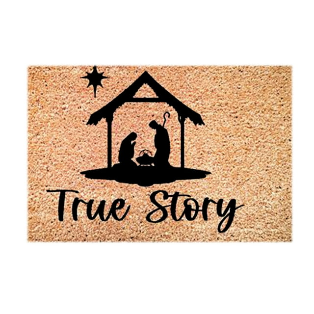 Under 10 Carpet Christmas Doormat Personalized Front Door Decoration Christmas Decoration