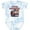 Tie Dye Blue, variant on Inktastic Future Firefighter Boys or Girls Baby Bodysuit