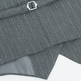 thumbnail image 6 of Beauty Emily's new men's suit, new vertical striped suit jacket, suit vest, suit pants three piece set, two button suit, suitable for weddings, business banquets, parties, daily wear, 6 of 9