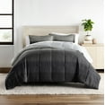 thumbnail image 4 of All Season Ultra Soft Comforter Set Lightweight Bedding in Gray/Black Ombre for Full/Queen Size by Comfort Canopy, 4 of 14