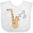 thumbnail image 3 of Inktastic Saxophone Player Music Girls Baby Bib, 3 of 4