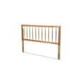 thumbnail image 2 of King Size Headboard - Ash Walnut Wood, Modern Design - Bedroom Headboard for Platform Beds, 2 of 6