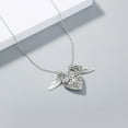 thumbnail image 6 of Women's Fashion Flash Zircon Geometric Heart Pendant Necklace - Shiny Inlaid Zircon Jewelry for Everyday Wear, 6 of 8