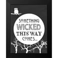 thumbnail image 2 of Lettered and Lined 12x14 Black Modern Framed Museum Art Print Titled - Something Wicked This Way Comes, 2 of 5
