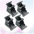 thumbnail image 3 of OUNONA 4pcs Self Locking Folding Hinge Metal Bracket for Kitchen Use and Laundry Room, 3 of 8