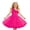 00-Hot Pink466, variant on WOYY Girls Ruffles One Shoulder Tulle Dress 3D Butterfly Spaghetti Strap Dress, Blue, Sizes 3-10