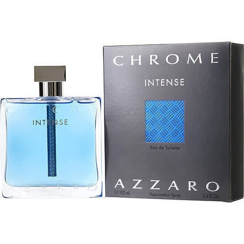 Azzaro Chrome Intense Cologne for Men, 3.4 Oz