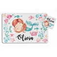 thumbnail image 1 of Printtoo Kids Placemat & Coaster Set Personalized Birthday Christmas Gifts For Girls,Mermaid-11x17 Inch, 1 of 6