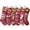 A-6pcs Red White, variant on Ayieyill 6Pcs 18" Knit Christmas Stockings, Large Rustic Yarn Xmas Stockings for Christmas Family Holiday Decorations