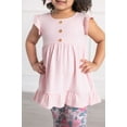 thumbnail image 6 of Millie Loves Lily Girls Pink & Rose Tops and Leggings Set, Toddler Girls, Size 3T (4-PCS), 6 of 6