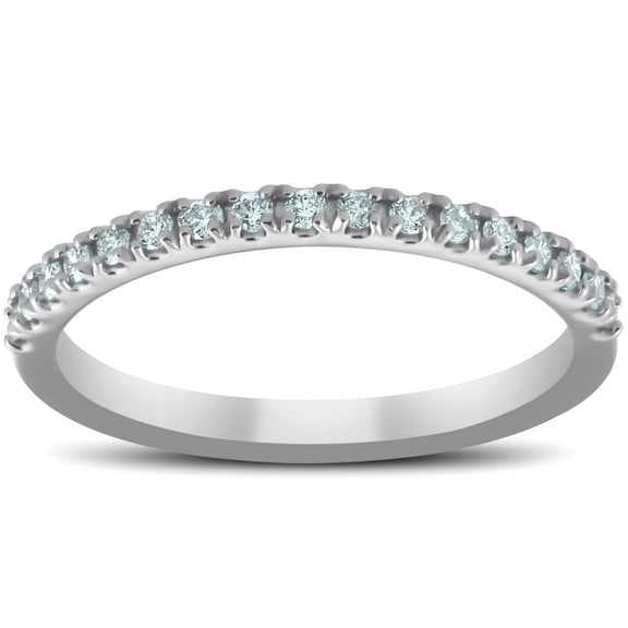 Pompeii Diamond Wedding Ring Band 1/3 Carats Womens Platinum Classic Traditional
