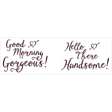 Gorgeous And Handsome Master Bedroom Vinyl Wall Decals 21 Burgundy