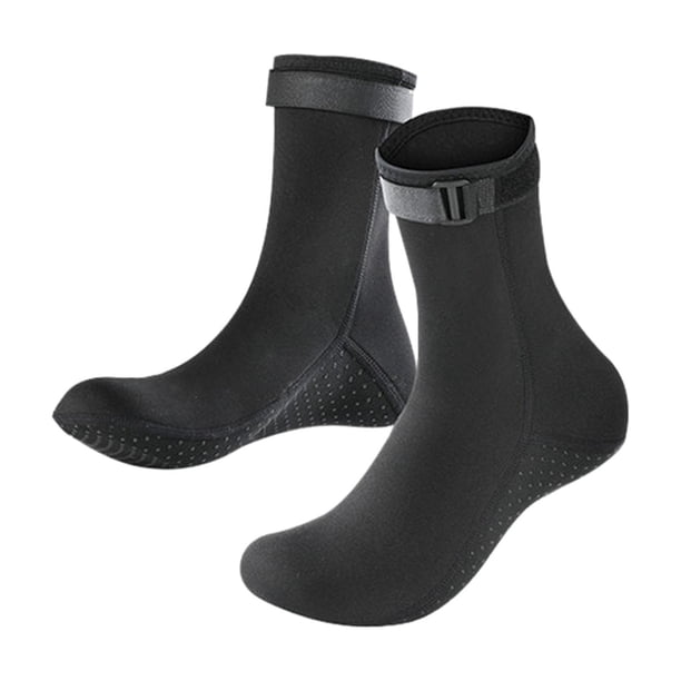 Calcetines de buceo de neopreno de 3 mm, botines de agua para adultos, calcetines de buceo elásticos térmicos. 37 38
