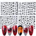 thumbnail image 3 of Calcomanías adhesivas para decoración de uñas de Halloween, 25 calcomanías autoadhesivas 3d para decoración de uñas Diy con Sku de ojo de araña fantasma Feliz Sencillez, 3 of 5