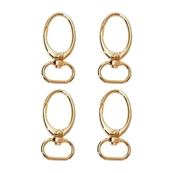 Lots of 4 Zinc Alloy Swivel Clasps Lanyard Lobster Claw Clasp Perfect For Making Lanyards, Keychains, zipper tag pulls, and Handbag Purse Straps