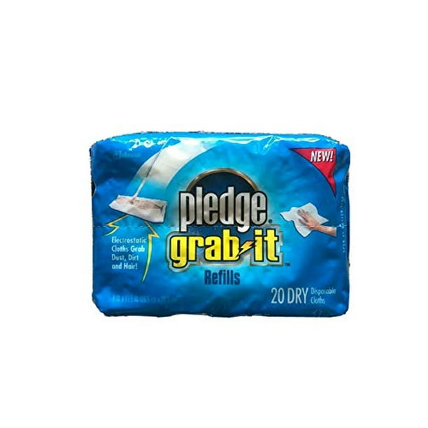 Pledge Grabit Disposable Cloths, 20 Count