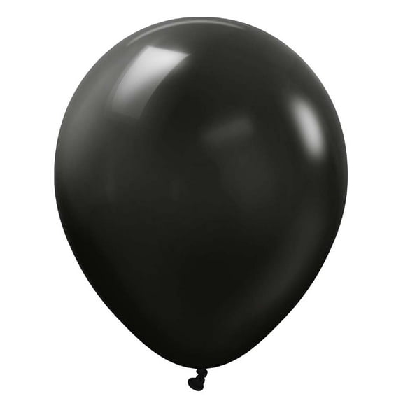 12 inch Kalisan Standard Black Latex Balloons (100 Pack) - Party Supplies Decorations