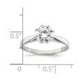 thumbnail image 3 of Sterling Silver Polished CZ Ring, 3 of 6
