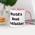thumbnail image 3 of CafePress - Worlds Best Godfather Mug - 11 oz Ceramic Mug - Novelty Coffee Tea Cup, 3 of 4