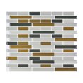 thumbnail image 1 of CAROOTU Crystal Tile Self-adhesive 3D Wall Sticker Mosaic Tile Backsplash DIY Epoxy Home, 1 of 6