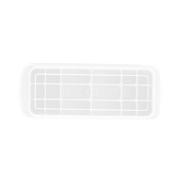 Molde de silicón para cubitos de hielo con tapa, 18 cavidades, transparente, resistente al calor y frío, ideal para congelar bebidas, hacer chocolates o moldear postres, fácil de usar y lavar en