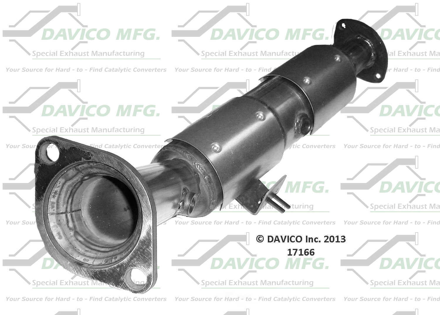 Davico Mfg 17166 Direct-Fit Catalytic Converter