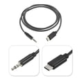 thumbnail image 2 of USB C to 3.5mm Male Audio Aux Jack Cable Type C Adapter to 3.5mm TRS Headphone Car Stereo HiFi Cord 3.3ft, Black, 2 of 4