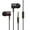 Black, variant on SuoKom Earbuds Wired In-ear Heavy Bass Universal Stereo Sound Crystal Line Sports Earplugs Wired Earbuds On Clearance