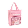 thumbnail image 4 of Kids Tote Bag Adorable with Pocket Large Capacity Book Pouches Oxford Cloth Book rabbit, 4 of 8