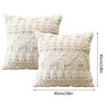 thumbnail image 2 of Christmas Pillow Covers 18x18 Inch Set of 2 Soft Plush Faux Fur Christmas Tree Decorative Couch Cushion Case Throw Pillows Pillowcases for Couch Sofa Holiday Festivals Winter Decor, 2 of 9