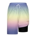 thumbnail image 4 of Neewe Men's Swim Trunks Hawaiian Bathing Lining Suit Swimsuits Beach Shorts with Pockets, 4 of 6