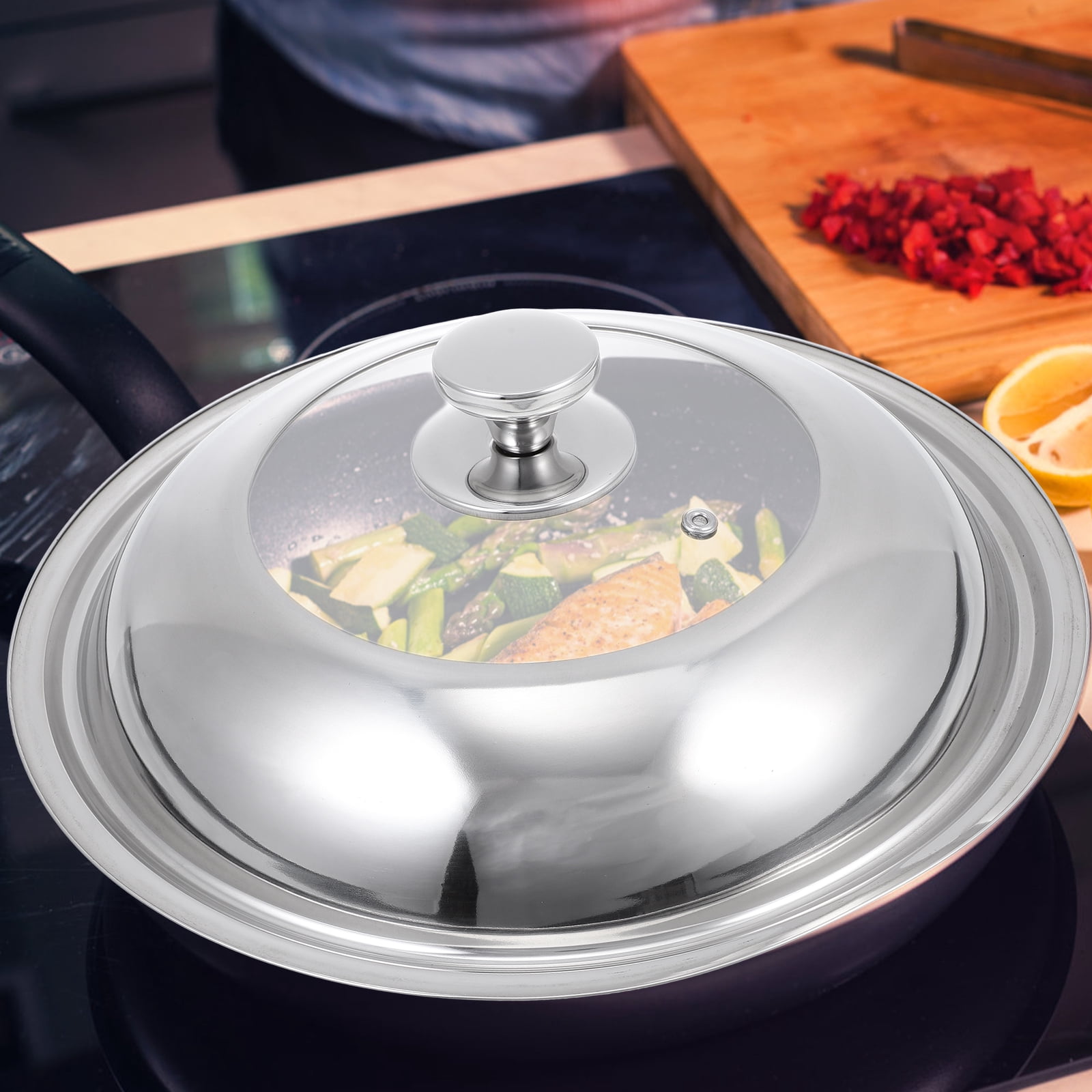 Shuliwen Stainless Steel Lid 30cm Glass Replacement Handle