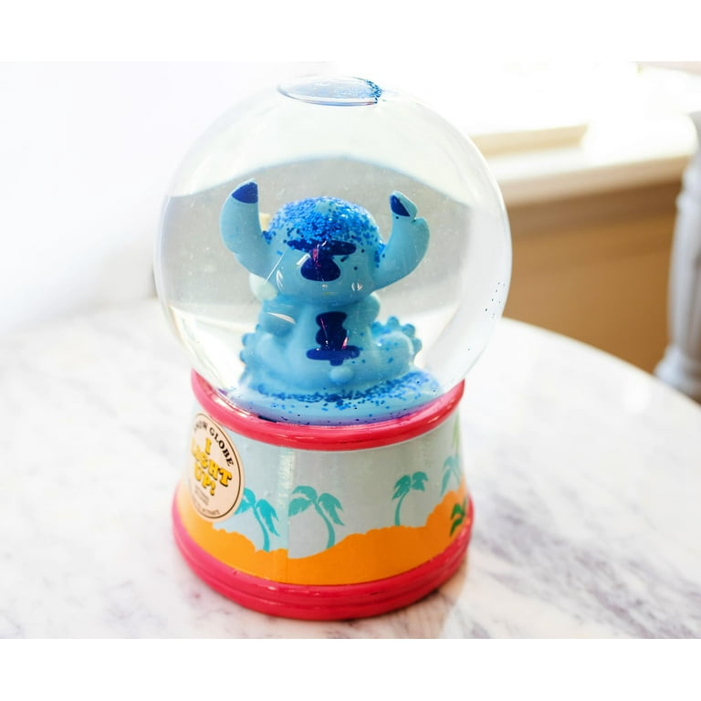 Lilo and Stitch Ohana Scrump 100mm Light Up Snow Globe - Walmart.com