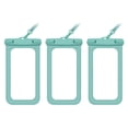 thumbnail image 1 of Eigraketly Pack de 3 funda impermeable para teléfono móvil funda para bolsa de deportes acuáticos subacuáticos Deportes acuáticos Verde, 1 of 6