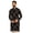 Black & White, variant on Sojanya (Since 1958) Men'S Cotton Silk White Long Kurta With Floral Embroidery