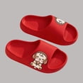thumbnail image 4 of IVEYRTF Kids Slides Shoes Non Slip Thick Sole Casual Solid Color Home Slippers Bathroom Indoor Summer Comfort Breathable Slide Sandals, 4 of 6